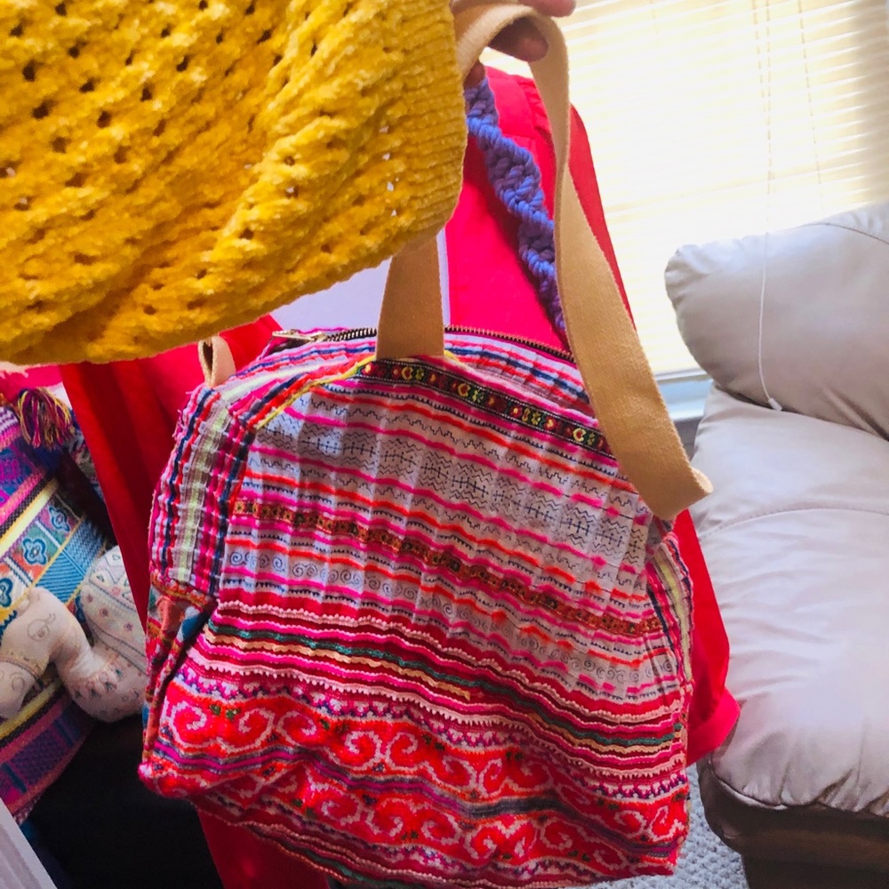 Adorable Recycled Denim Boho Bag! ❤️🛍🧜‍♀️💕 - Picture 8 of 8